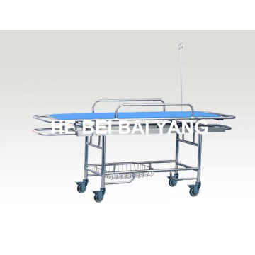 (B-13) Edelstahl-Stretcher Trolley